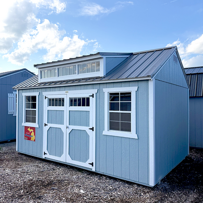 10 x 16 Utility Shed Dormer