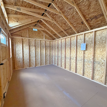 10 x 16 Utility Shed Dormer