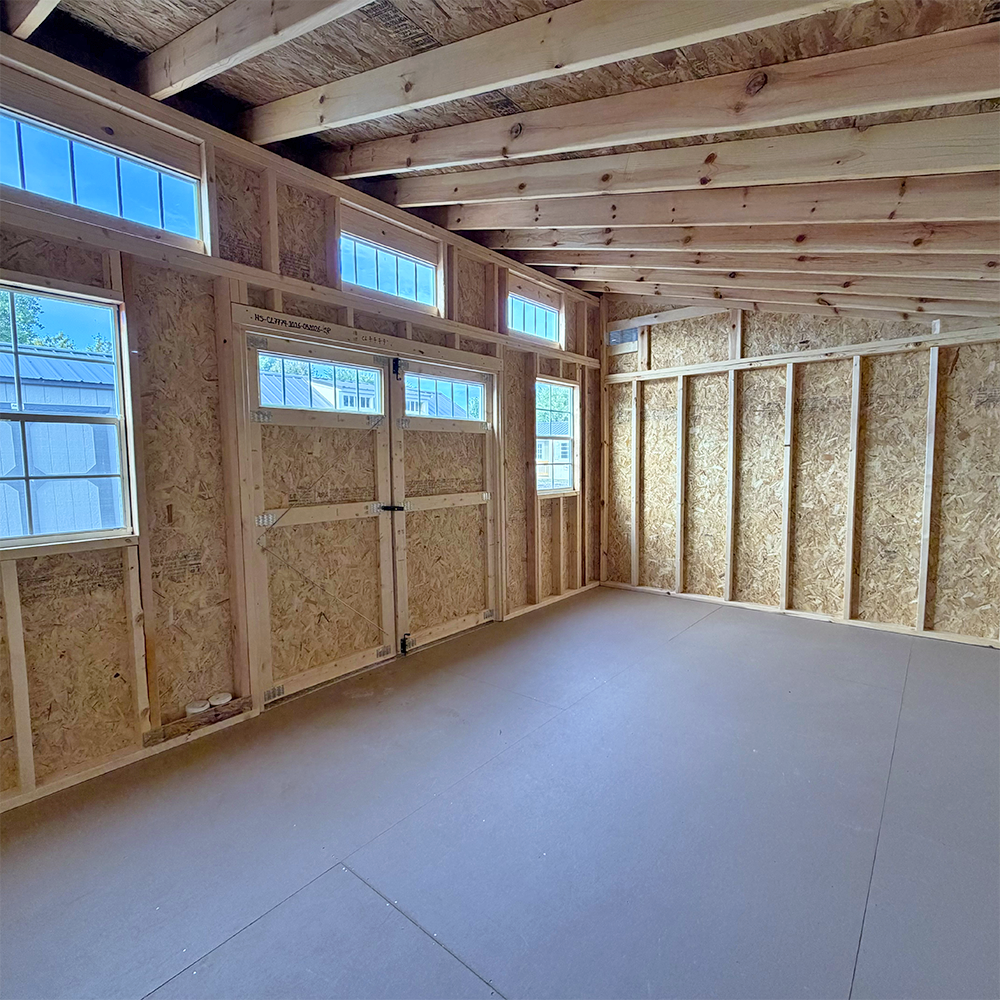 10 x 16 Single Slope Shed