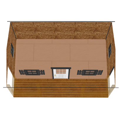 14 x 20 Utility Wide Porch