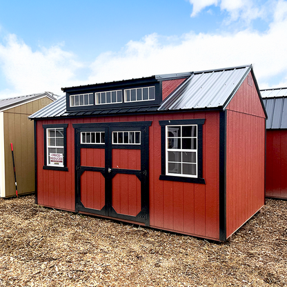10 x 16 Utility Shed Dormer
