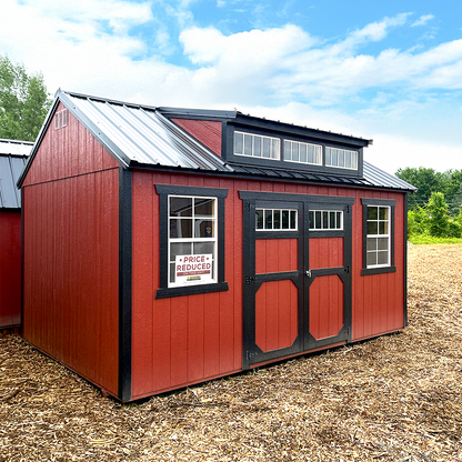 10 x 16 Utility Shed Dormer