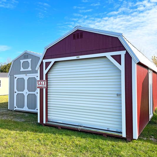 12 x 28 Lofted Barn Garage