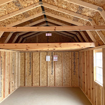 12 x 28 Lofted Barn Garage