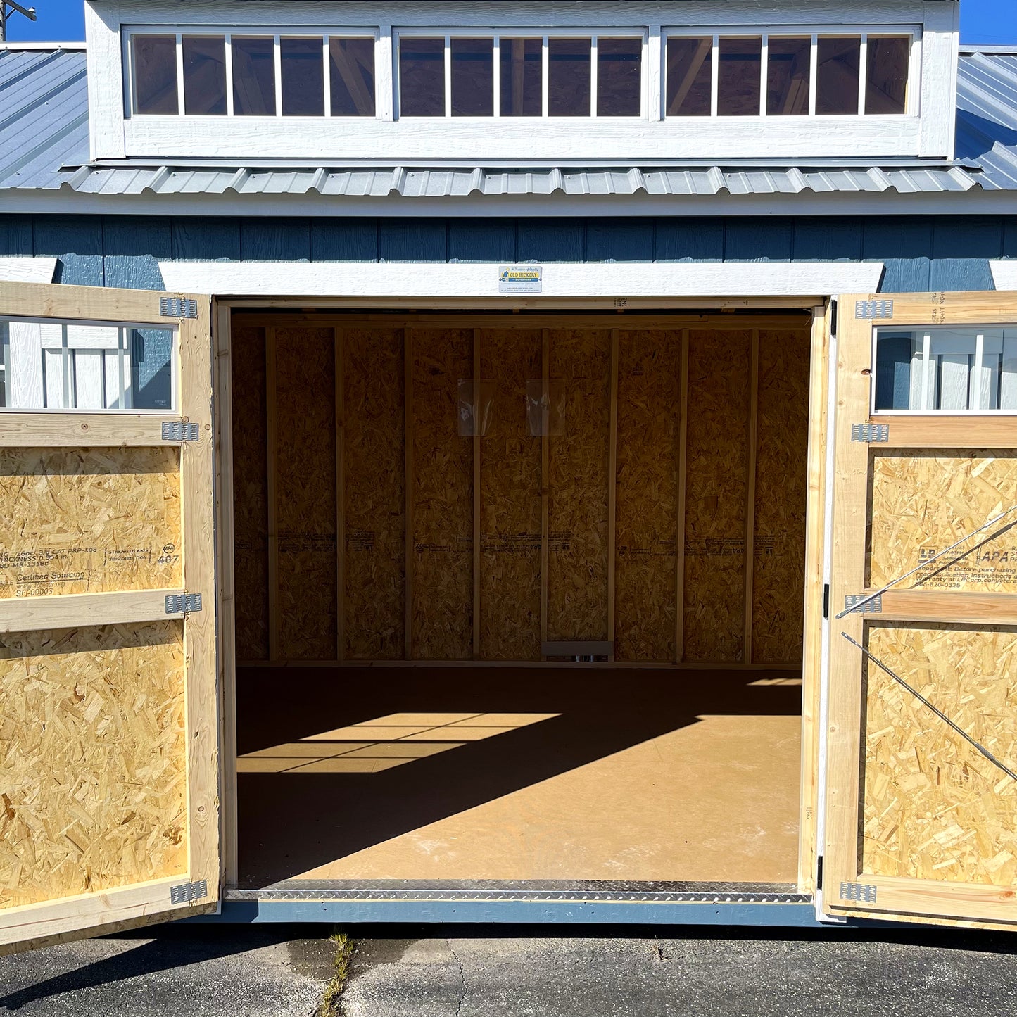 10 x 20 Utility Shed Dormer