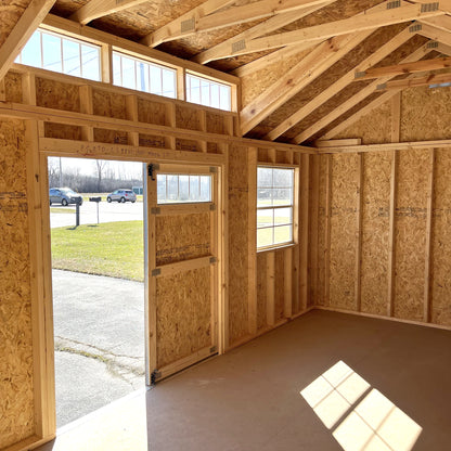 10 x 20 Utility Shed Dormer