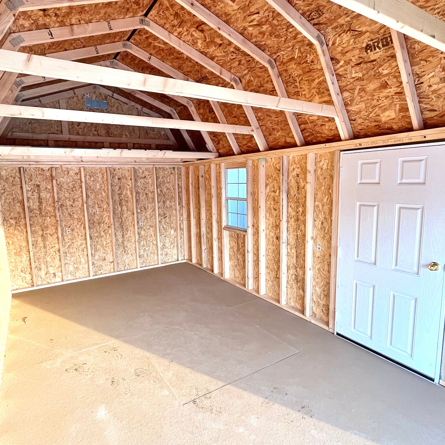 12 x 28 Lofted Barn Garage