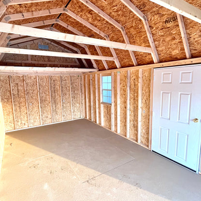 12 x 28 Lofted Barn Garage